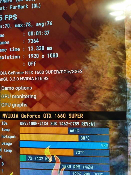 Видеокарта GTX 1660 Super