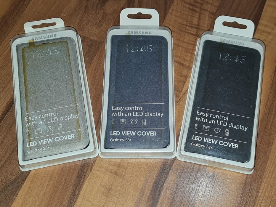 Husa smart activa originala Samsung Led View Cover S8+ S8 Plus G955