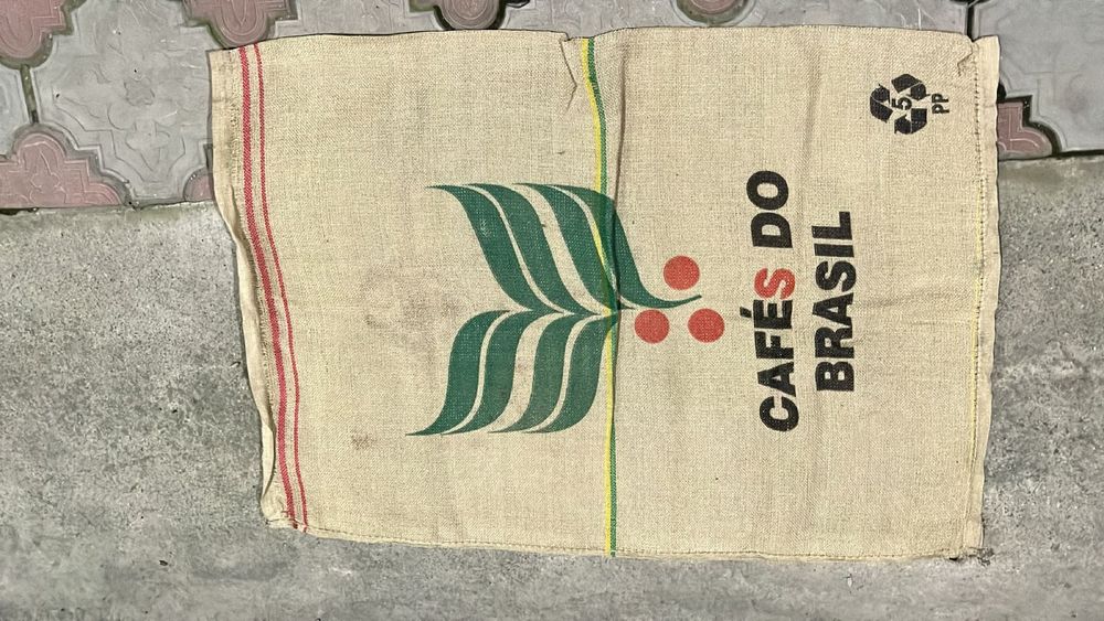 Джутовые мешки от кофе