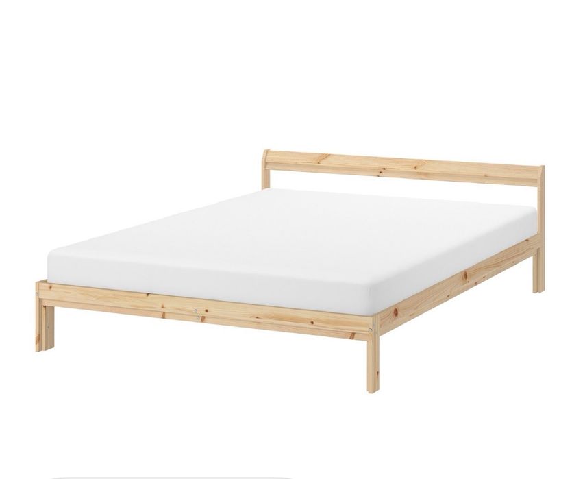 Pat Ikea NEIDEN cu saltea si somiera 140 x 200