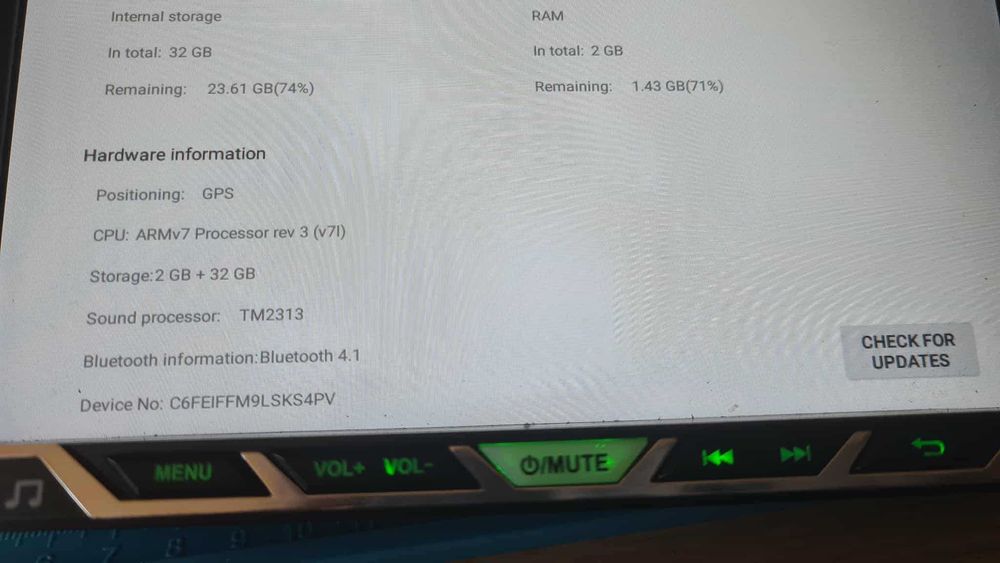 Мултимедия с камера за задно виждане за автомобил