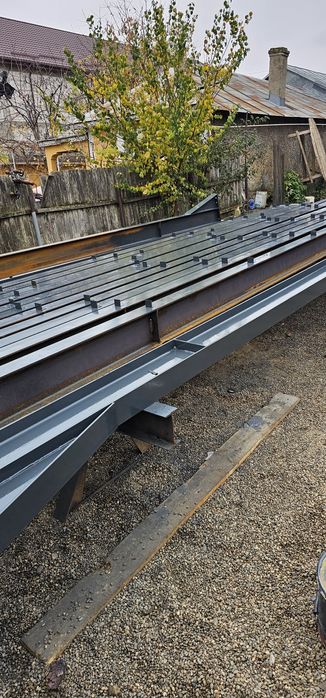 Vând hală metalica 12m×30m×4m cofectionata din profile ipe 200 Ferme s