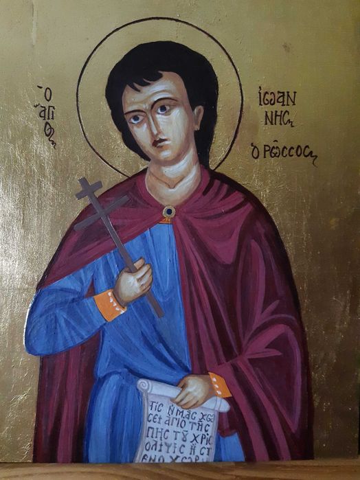 Vand icoane pictate pe lemn  si primesc comenzi.