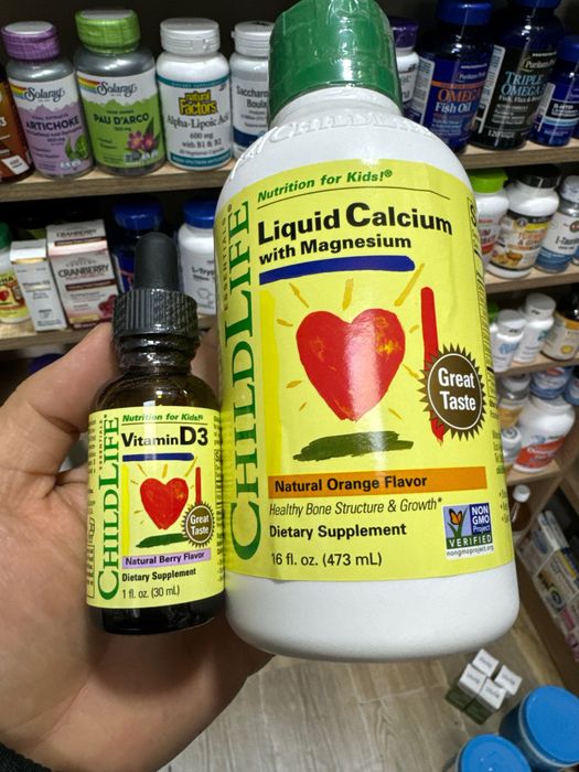 ChildLife, жидкий кальций с магнием 473 мл