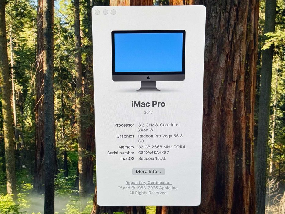 Моноблок Apple iMac Pro 27 5K 2017 1 TB SSD + 32 GB RAM