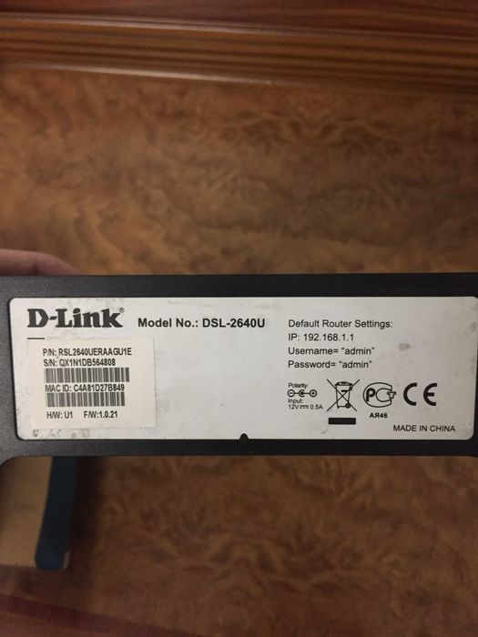 Wireless N150 ADSL2+ Modem Router dsl 2640 U1