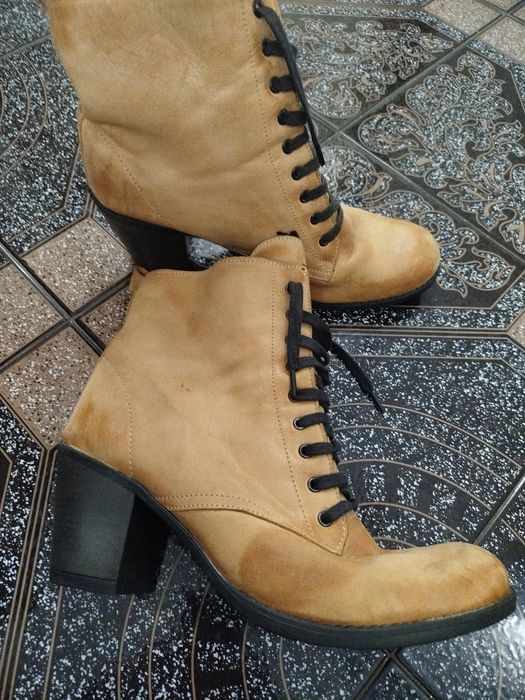 Ghete piele naturala 40