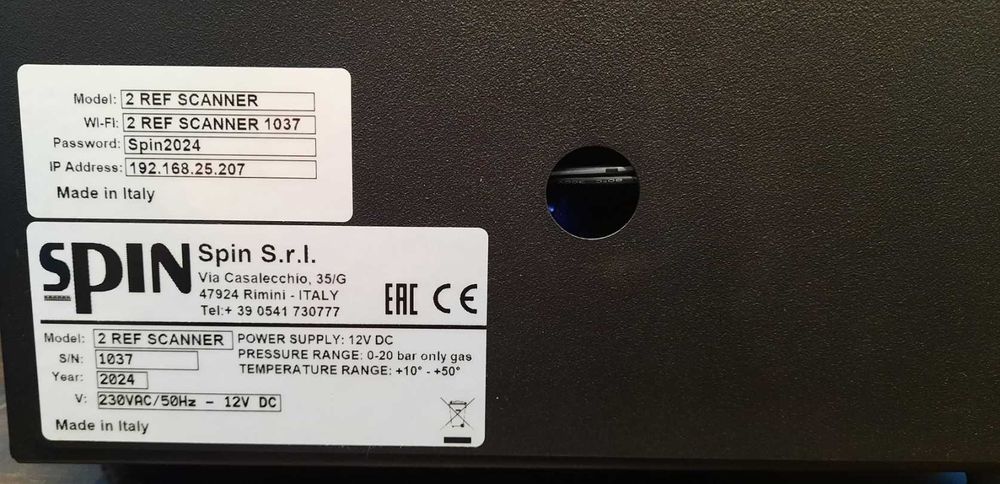 Газов анализатор за фреон R134a / R1234yf Spin 2REF SCANNER