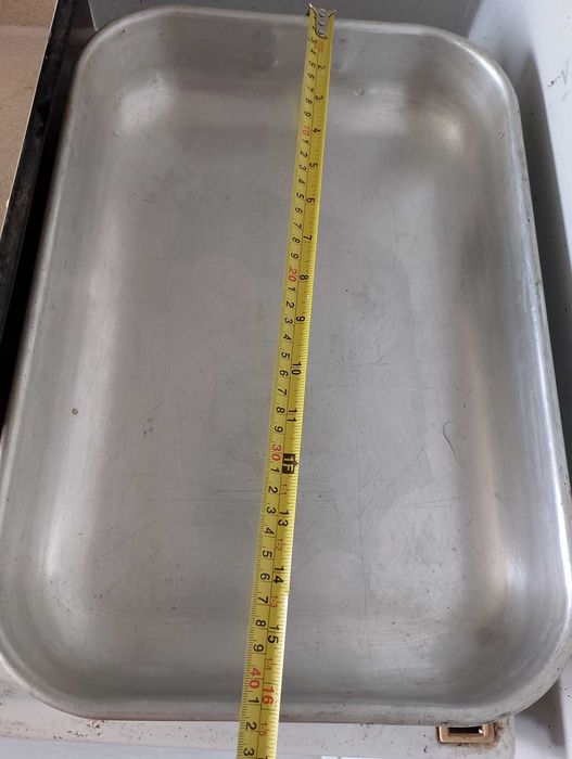 Стара тава неръждавейка с дръжки