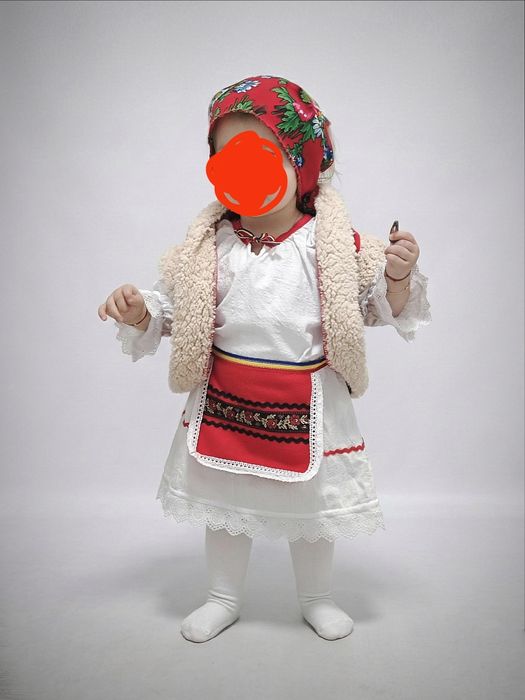 Costum popular fetite 9-18 luni
