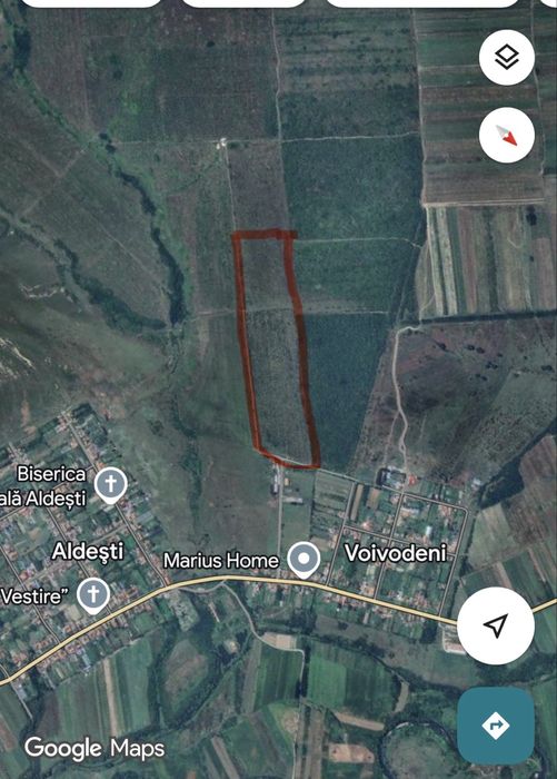 Vand societate/firma cu active de 13,16 HA teren livada Voivodeni Arad