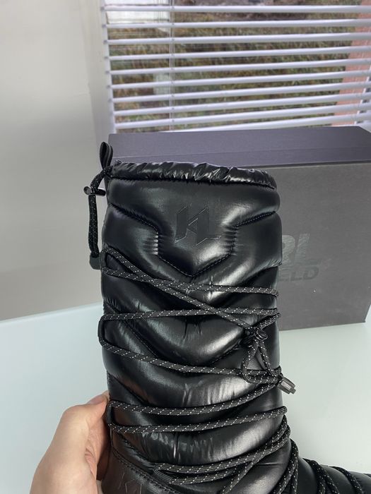 cizme de iarnă Karl Lagerfeld zapada