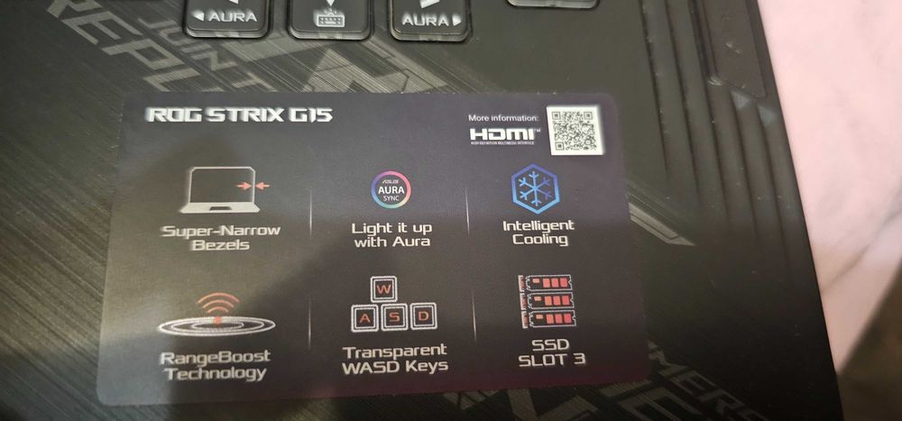 Продам ноутбук asus ROG STRIX G15