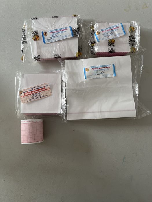 Диаграмная бумага экг руллонная раскладывающая гормошка