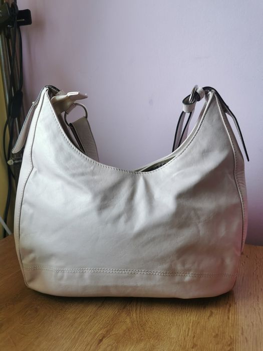 Geanta de piele Moon rose-pal