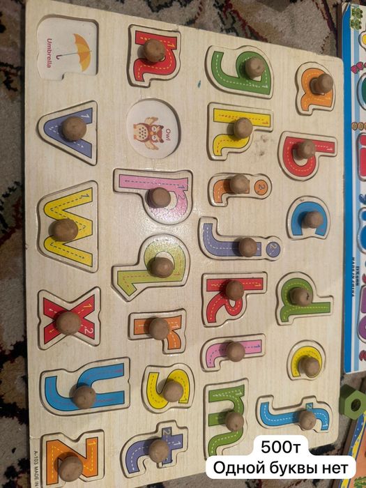 Деревянные пазлы игрушки роботы