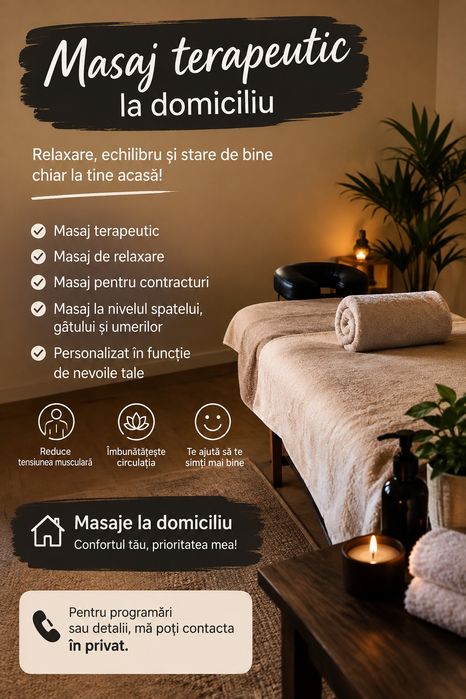 Maseur cu experiență