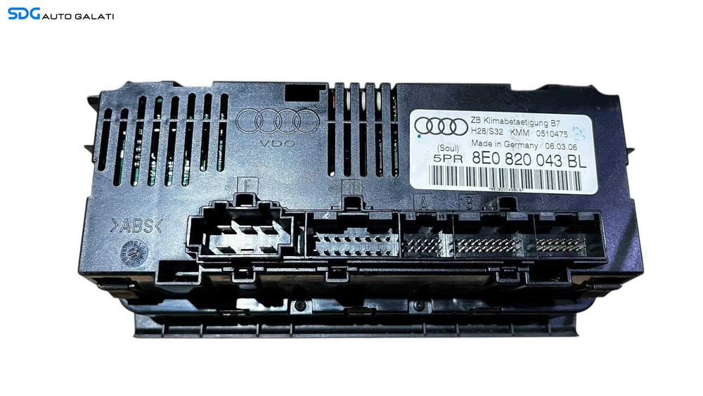 Panou Modul Unitate Comanda AC Aer Conditionat Clima Climatronic Audi A4 B7 2004 - 2008 Cod 8E0820043BL [LC0699]