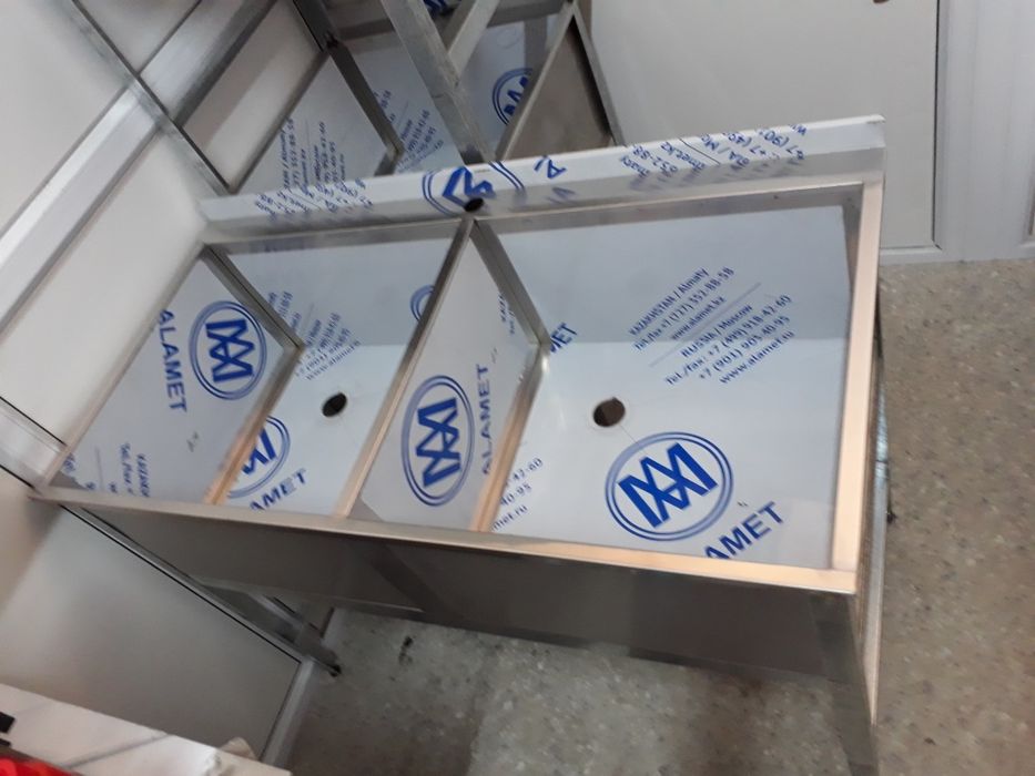 Мойка стелаж нержавейка