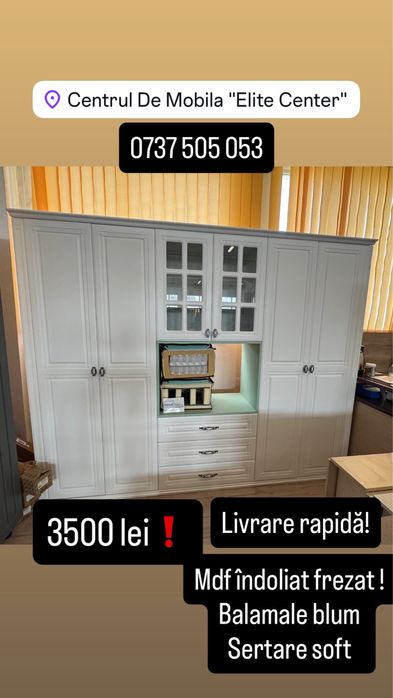 Mobila la comanda - lichidare produse magazin
