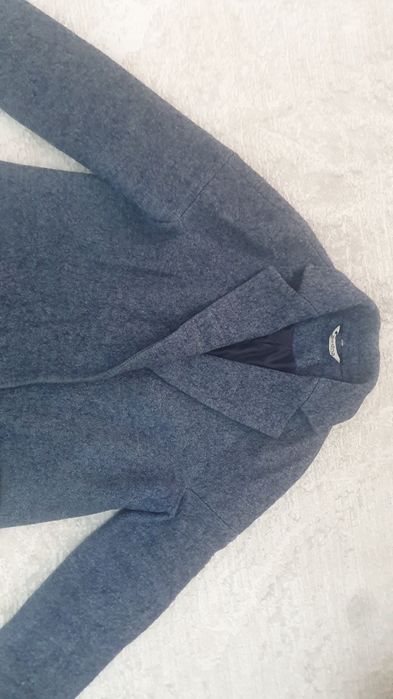 Женское пальто синее