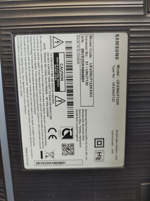 Смарт Телевизор SAMSUNG 43 инча Ultra HD 4K