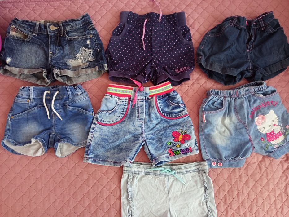 Лот къси панталонки 116/122