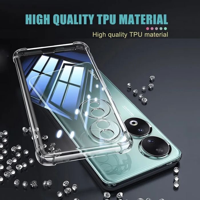 Honor 90 / 90 Lite / Силиконов удароустойчив кейс гръб