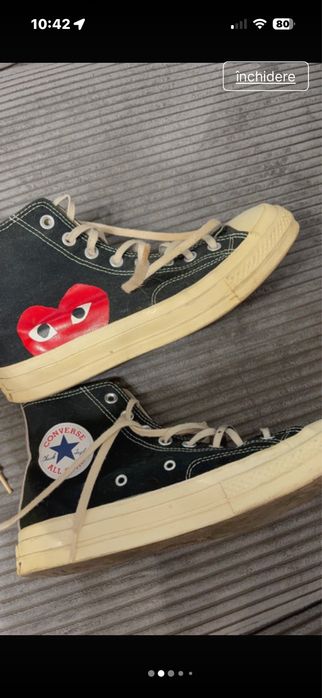 converse comme des garcons