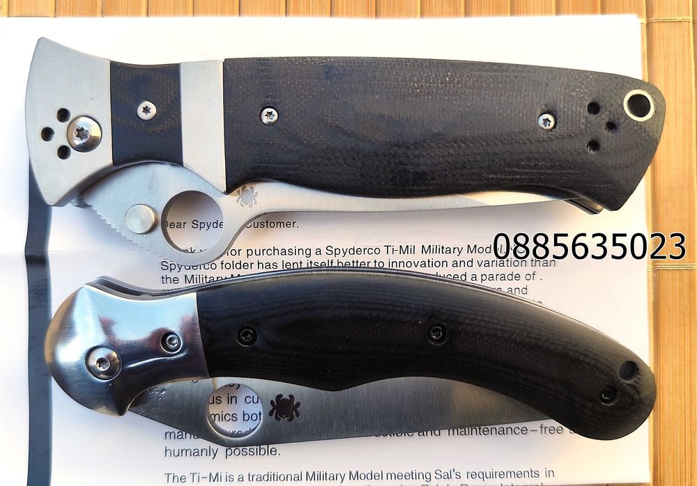 Сгъваем нож Spyderco C149GP Vallotton / / Hungarian C173GP
