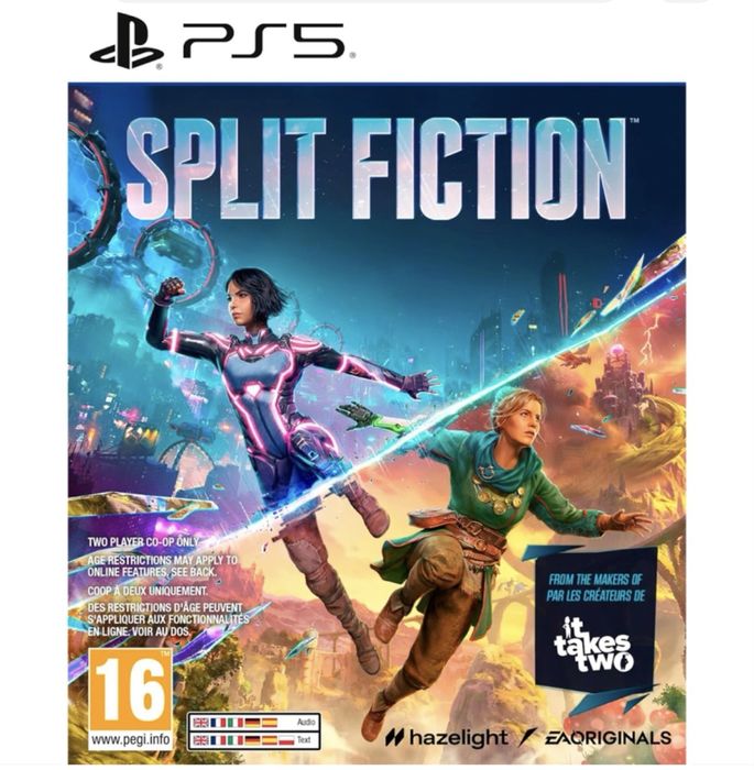 PS5 + 2 геймпада + Split Fiction (диск)