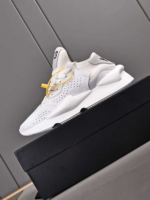 Adidasi Y-3, Kaiwa - White Premium din Piele NOI Yohji Yamamoto Y3