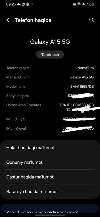 Samsung galaxy a15 5g