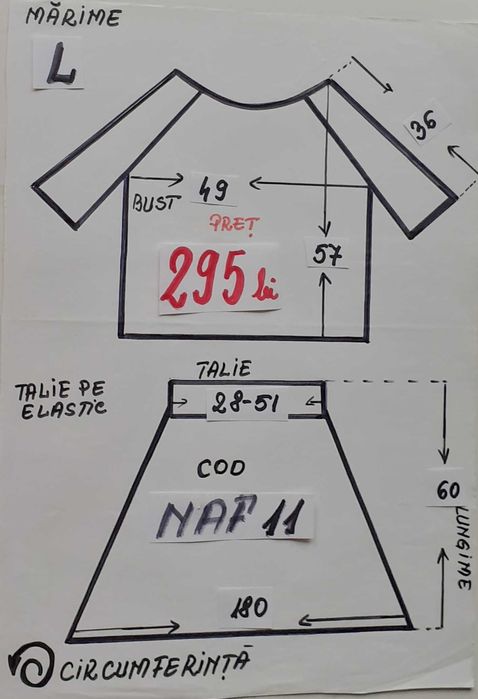Costum popular pentru adulti marimile L,XL si 2 XL