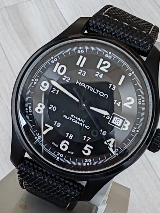 Ceas Hamilton Khaki Field Titanium Automatic 42 mm Funct. Impecabil!