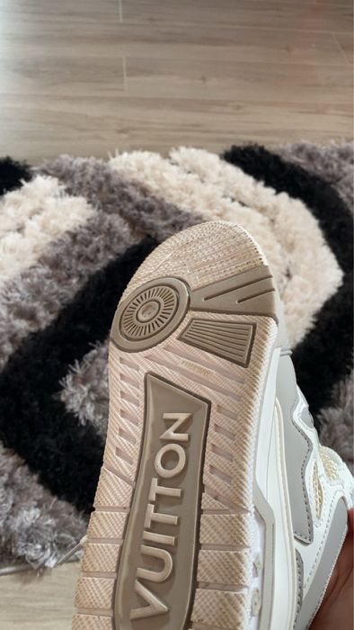 Lv skates alb gri crem