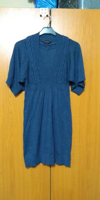 Rochie/ Tunica tricot Miss Selfridge UK , bleomarin cu anchior in V