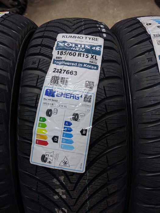 185/60/15 Kumho Solus 4S HA32