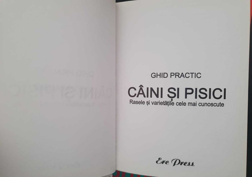 Câini, pisici, ghid ilustrat