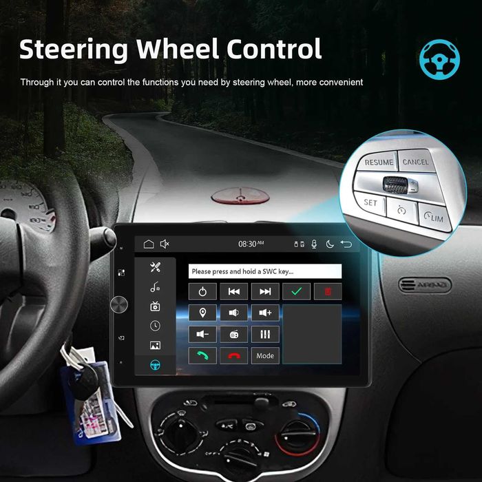 Мултимедия плеър с единичен дин за кола автомобил Carplay Android Auto