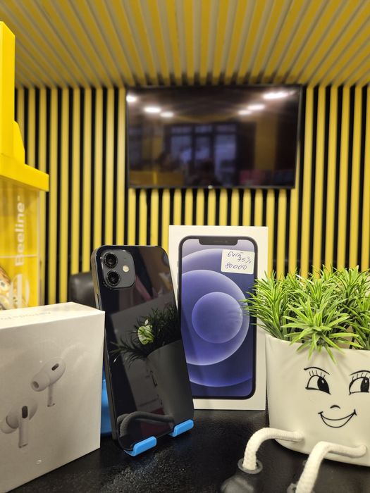 Iphone 12,64гб,75%,Kaspi0-0-24