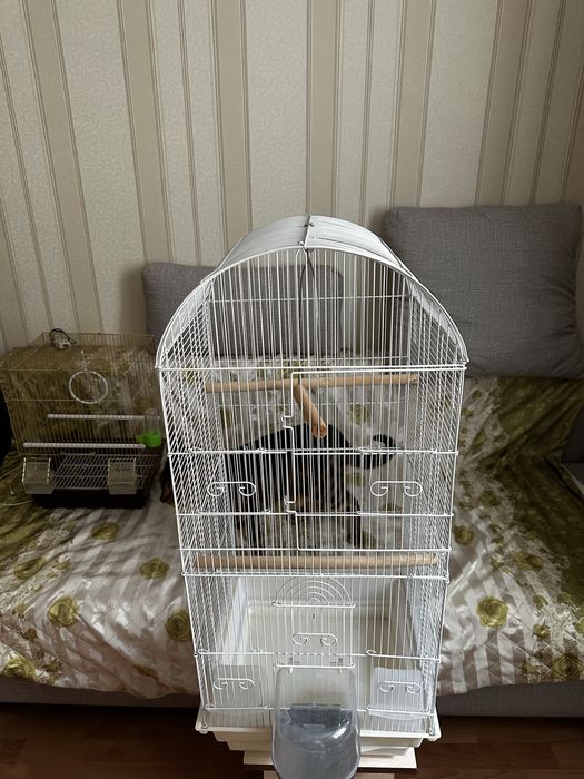 Продам 2 клетки и оборудование для содержания попугаев