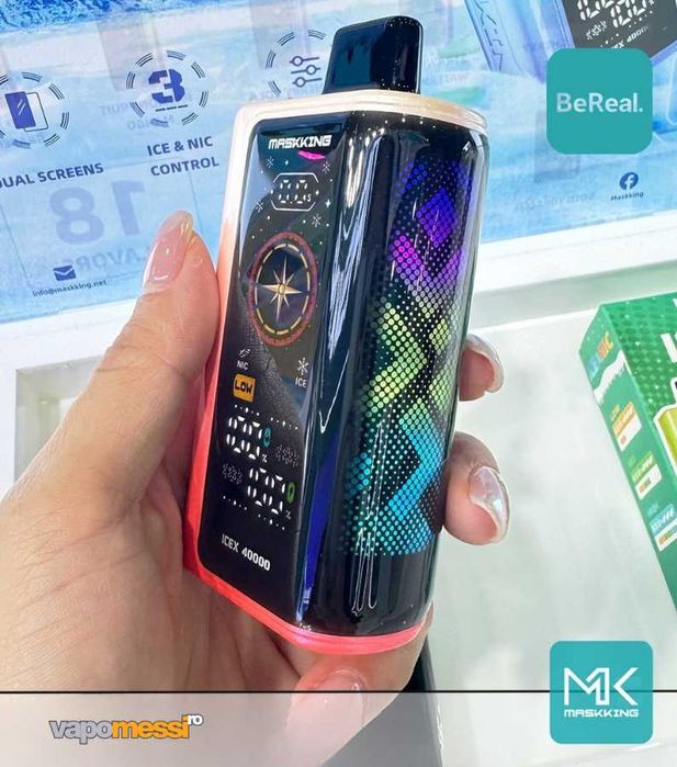 Vape MASKKING Icex Ecran curbat Full Led