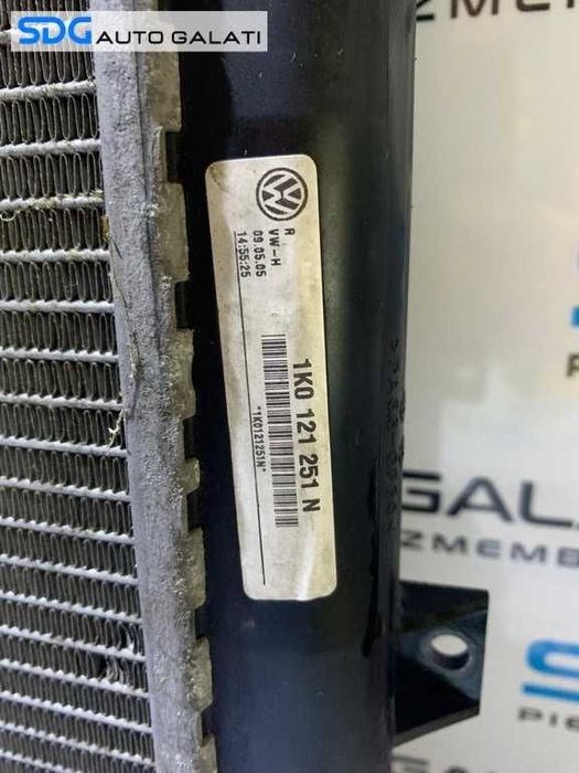 Radiator Apa VW Golf 5 PLUS 2.0 TDI AZV BKD BEE 2004 - 2008 Cod 1K0121251N