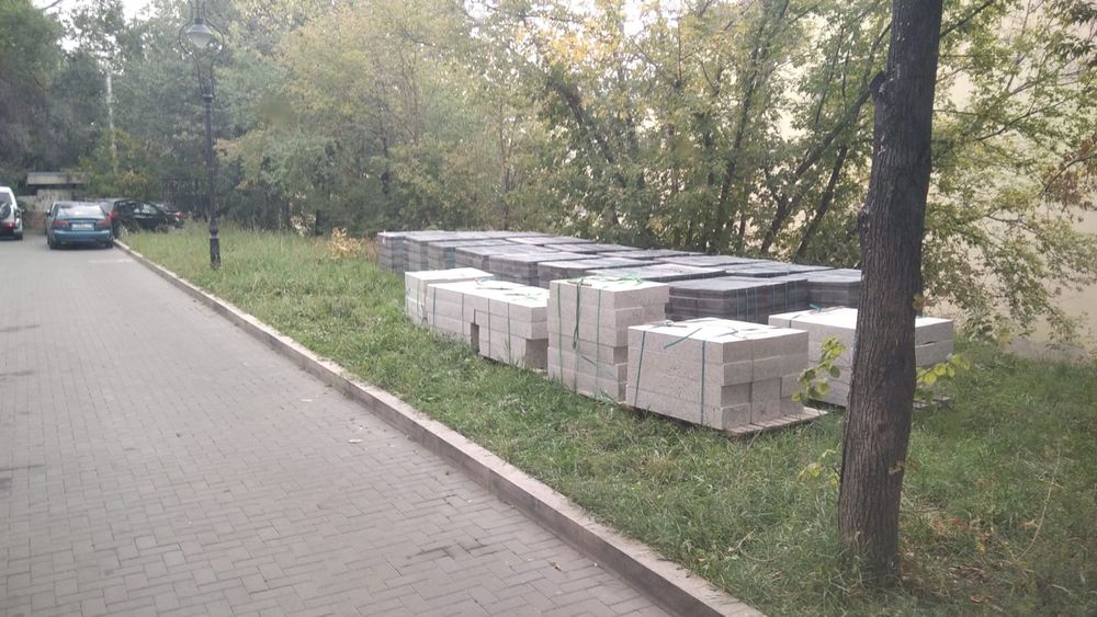 Бордюр гранитный. Поребрик