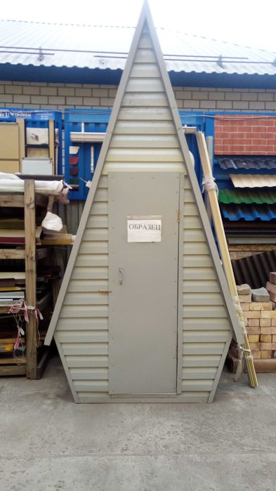Туалет дачный, алтайский домик