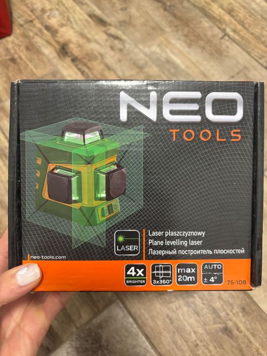 Лазерен нивелир Neo tools 3D