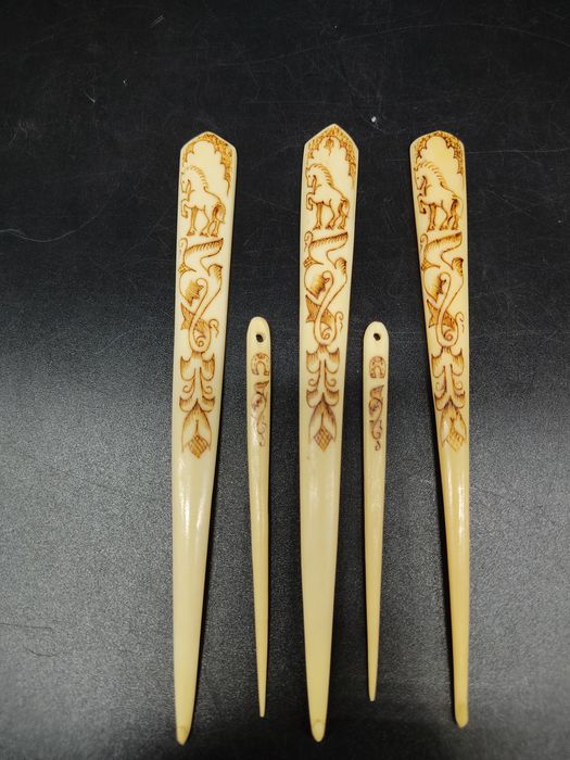 Крючки вязальные из кости ссср