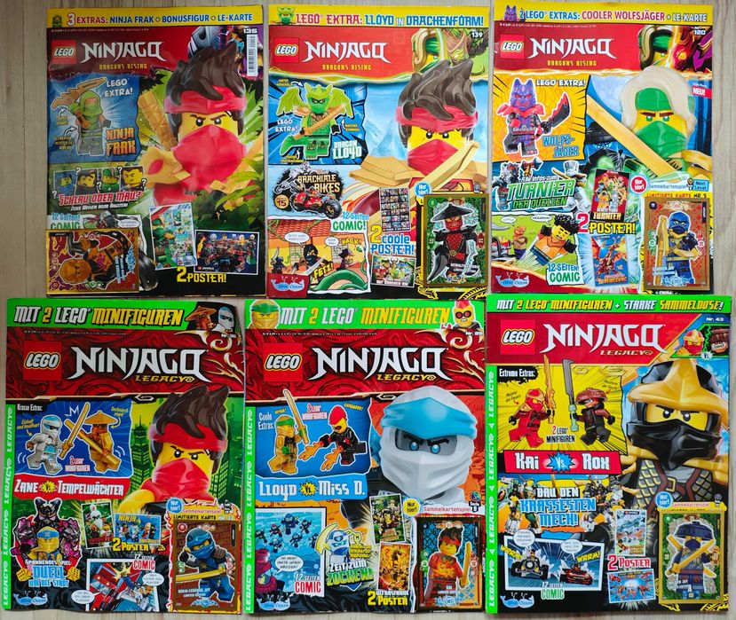 Ninjago списания с карти и плакати