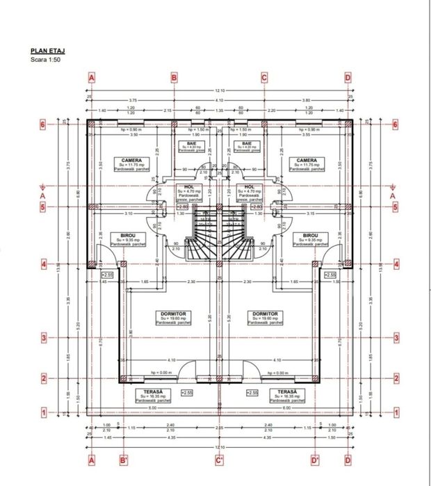 Preț cu TVA inclus Vila  garaj + beci+magazie),parter + etaj zona cent